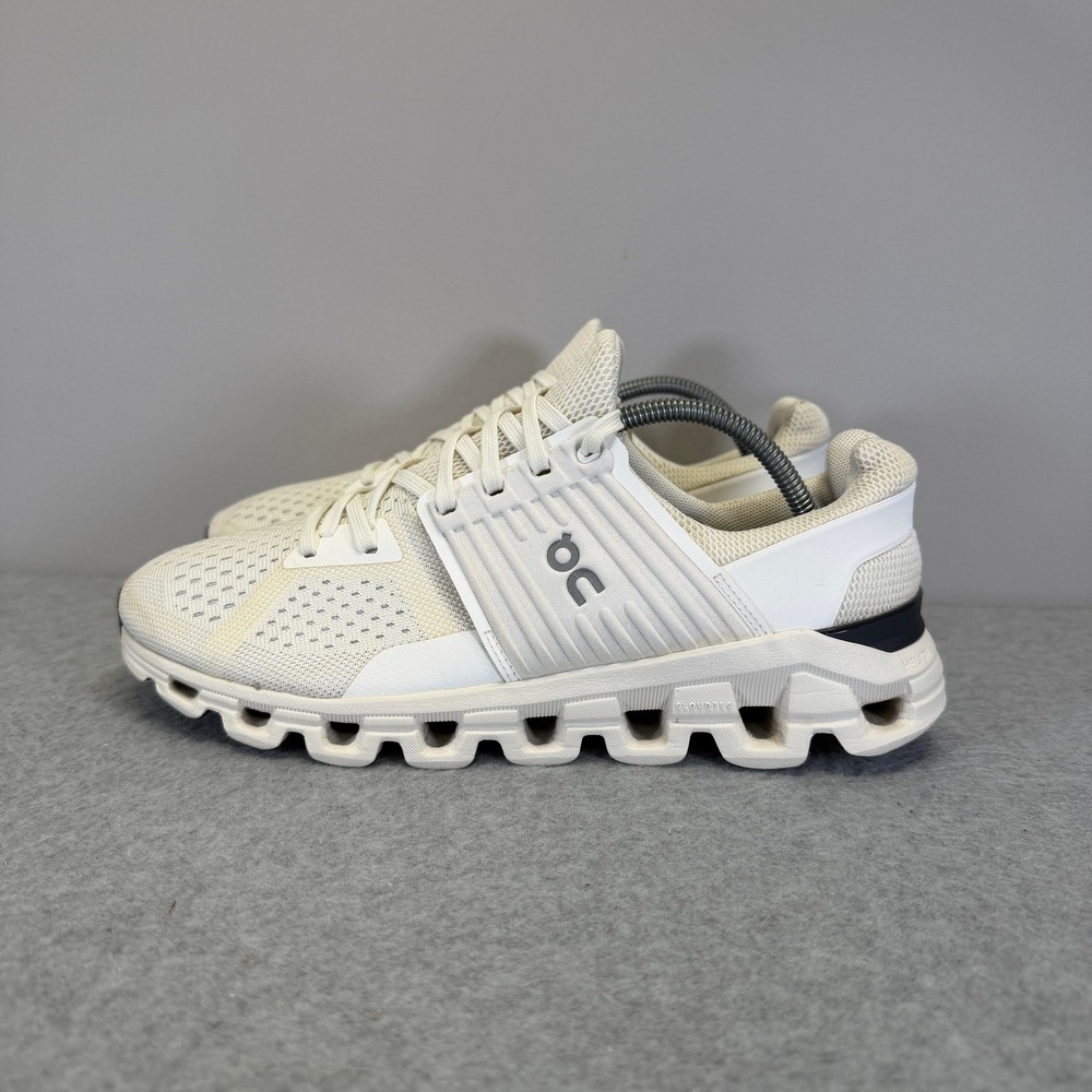 On Running Cloudswift Womens Shoes Size 8.5 White Ivory Low Top Athletic Sneaker